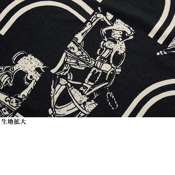 プリント切替えチュニック 大きいサイズ M LL 4L