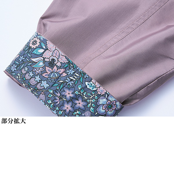 ドルマンスリーブプリント使いパーカー