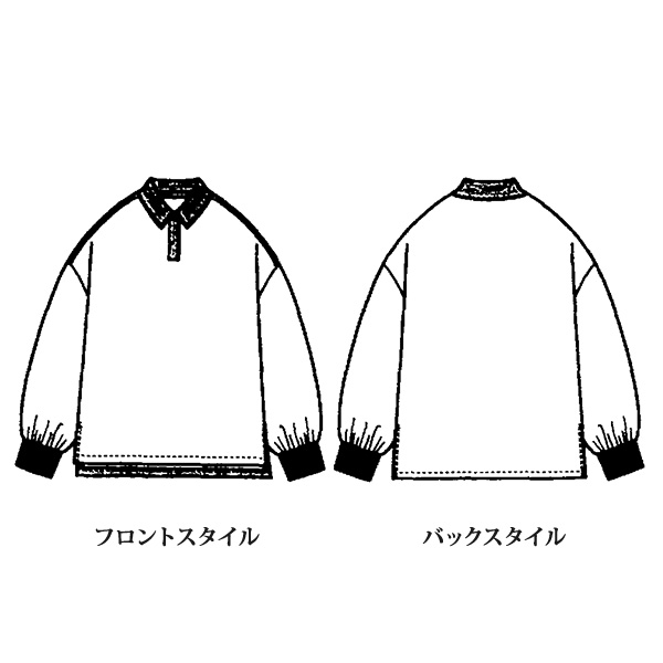 ふくれジャカード襟付プルオーバー 大きいサイズ M LL 3L