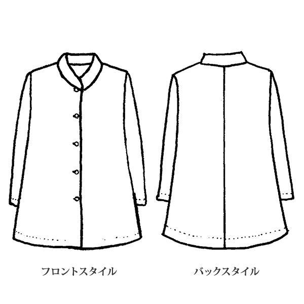 和柄ちりめんジャケット 大きいサイズ M LL 4L