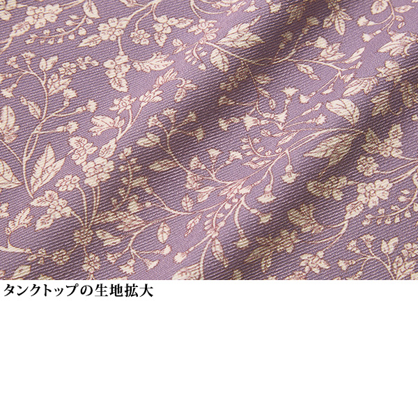 シフォンプリントアンサンブル 大きいサイズ M LL 4L