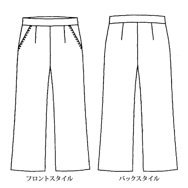 ゼログ セミブーツストレートパンツ 大きいサイズ M L LL 3L 4L 5L