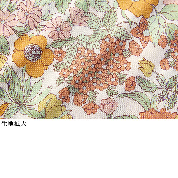 リバティプリントプルオーバー 大きいサイズ M LL 4L