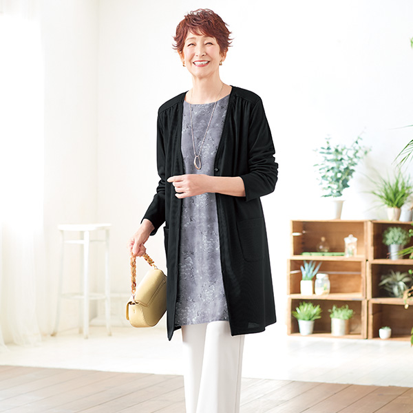 プリントチュニック 大きいサイズ M 3L