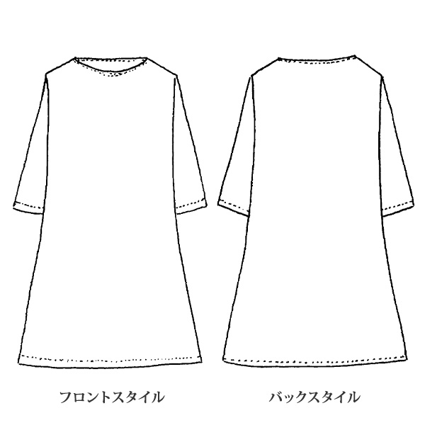 プリントチュニック 大きいサイズ M 3L