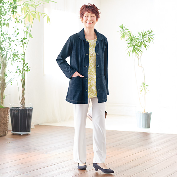 プリントチュニック 大きいサイズ M LL 4L