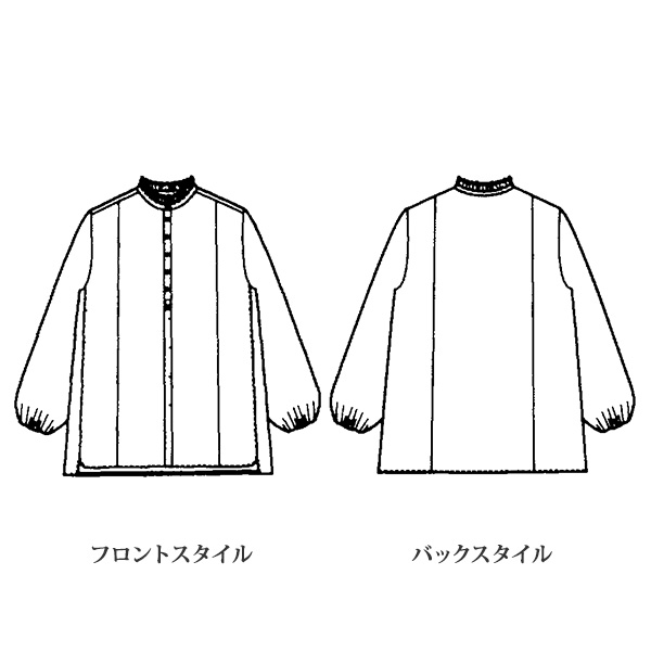 リネンブロックチェックブラウス 大きいサイズ M 3L