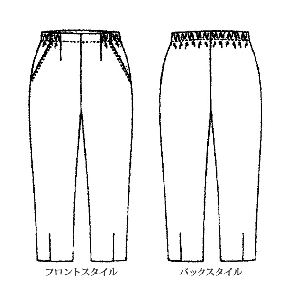 コクーンシルエットパンツ 大きいサイズ M L LL 3L 4L 5L