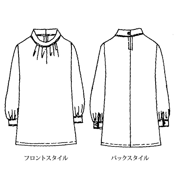 プリントブラウス 大きいサイズ M LL 4L