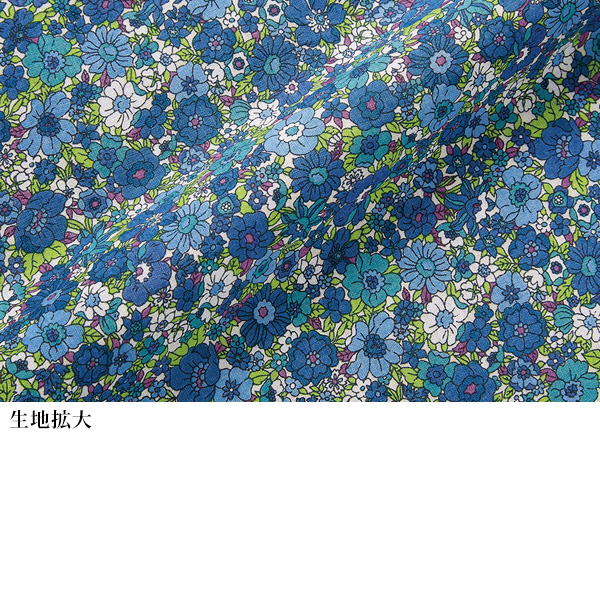 プリントピンタックブラウス 大きいサイズ M LL 4L