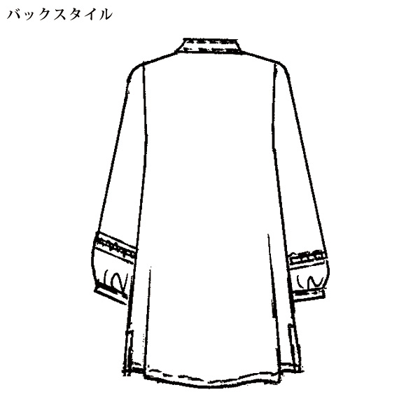 ピンタックデザインブラウス