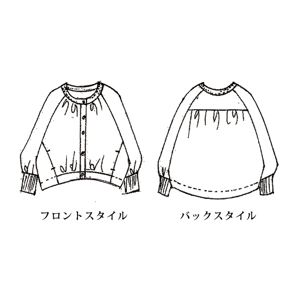 水玉柄シアージャケット