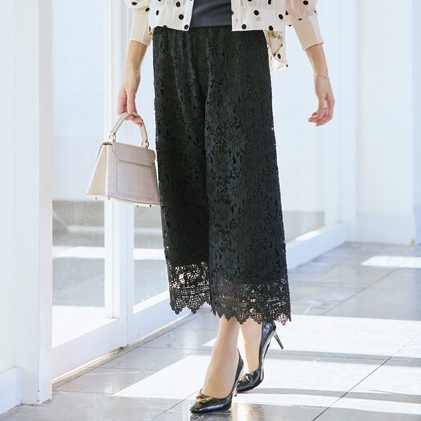 総レースパンツ