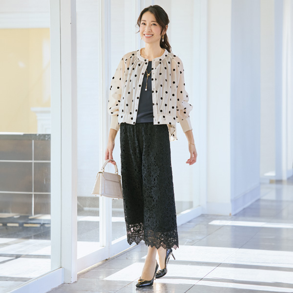 総レースパンツ