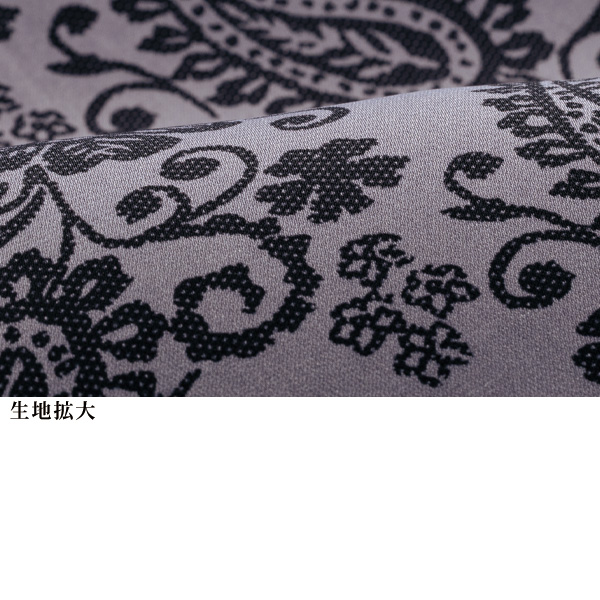 プリント配色チュニックプルオーバー