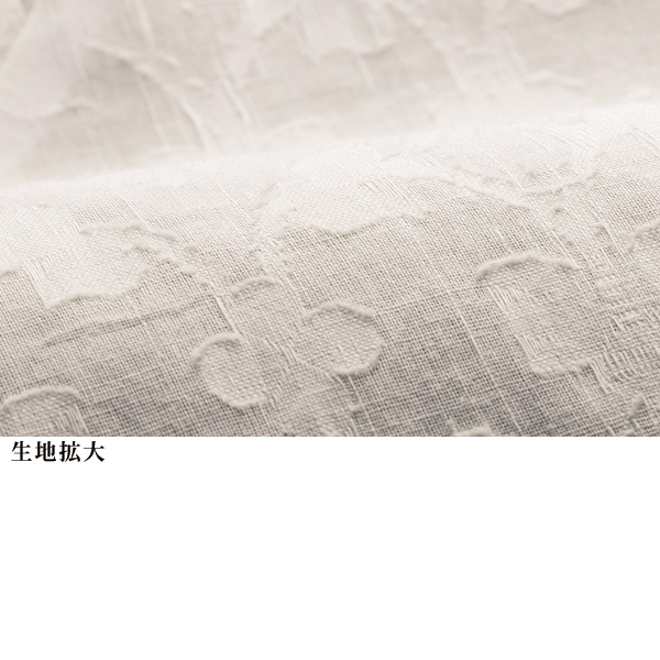 ピンタックジャカードブラウス