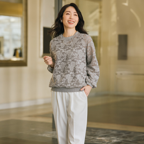 総刺しゅうプルオーバー