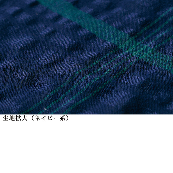 チェック柄サッカーシャツチュニック