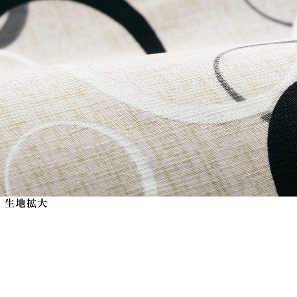 サークル柄チュニックプルオーバー