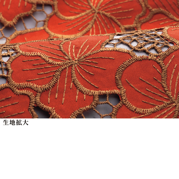 花柄総刺しゅうブルゾン