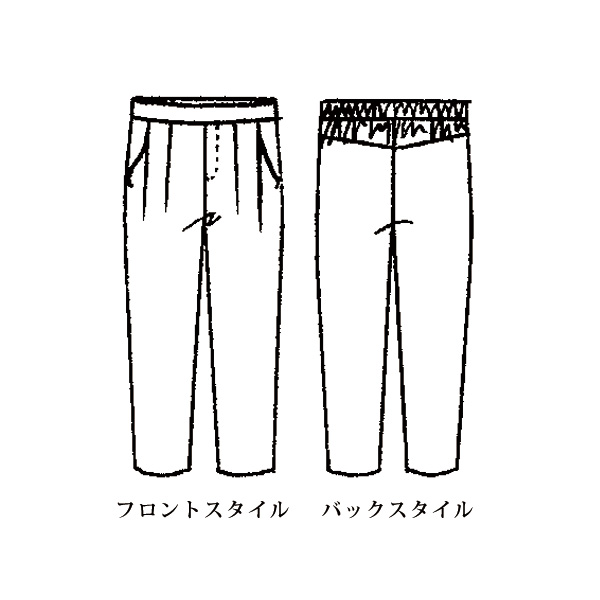 接触冷感・UVカット機能 楽サラ(R)ストレッチパンツ