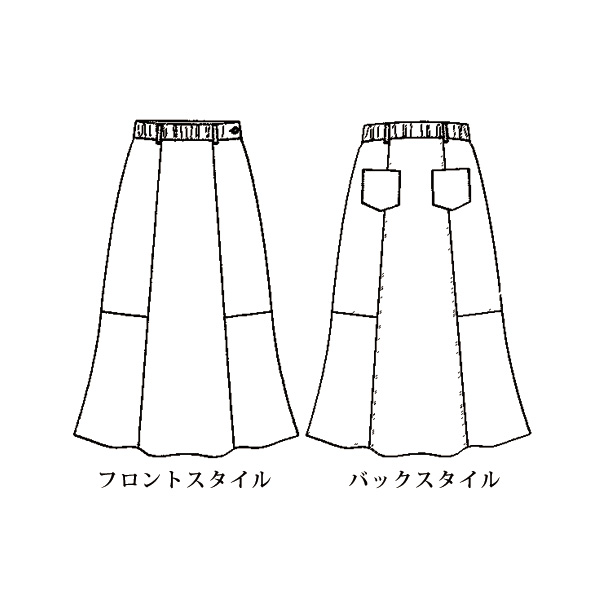 接触冷感ソフトクール(R)綿混デニムスカート