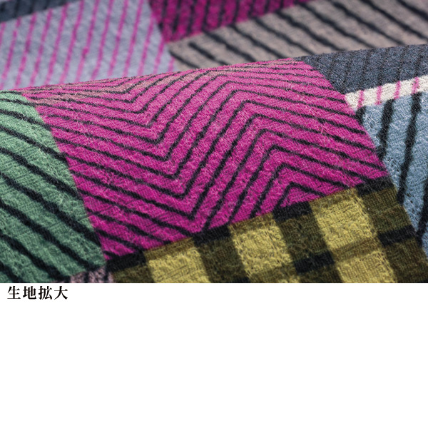 襟付プリントプルオーバー