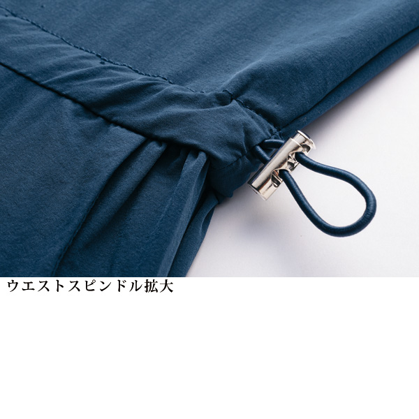 フード付デザインフレアワンピース