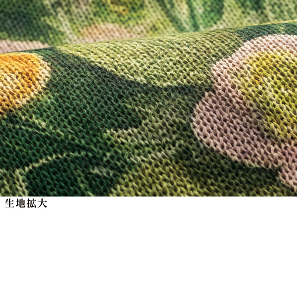 花ざかりプリントサマーセーター