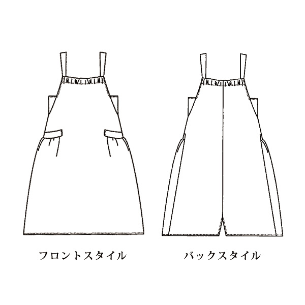 花柄プリントジャンパースカート