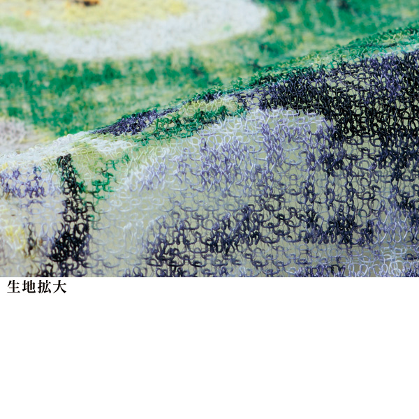 花柄プリントブラウスジャケット