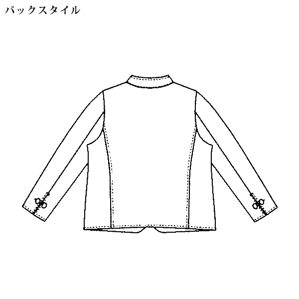 ストライプスタンド襟ジャケット