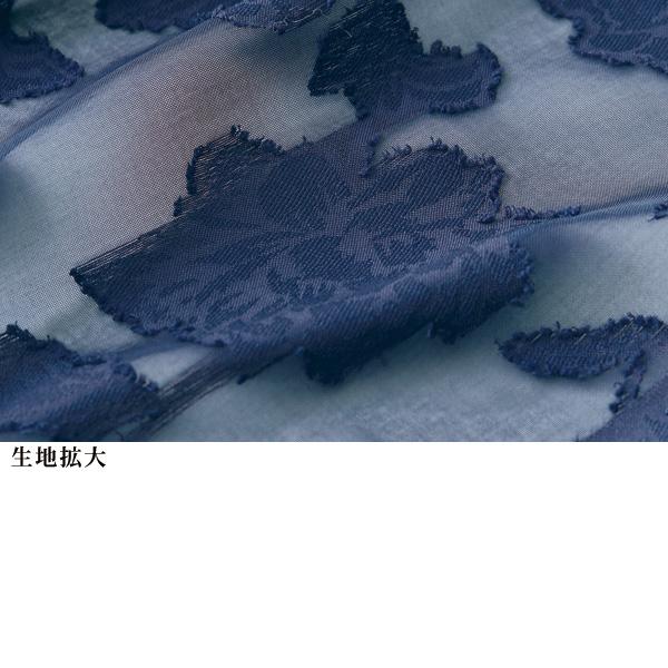 カットジャカードブラウス