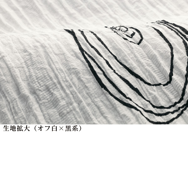 サークル柄プリントシャツチュニック