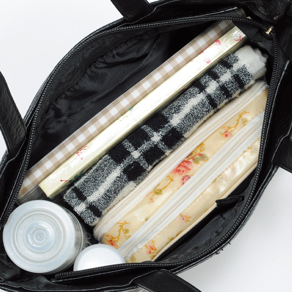 プリントコンビ手提げバッグ