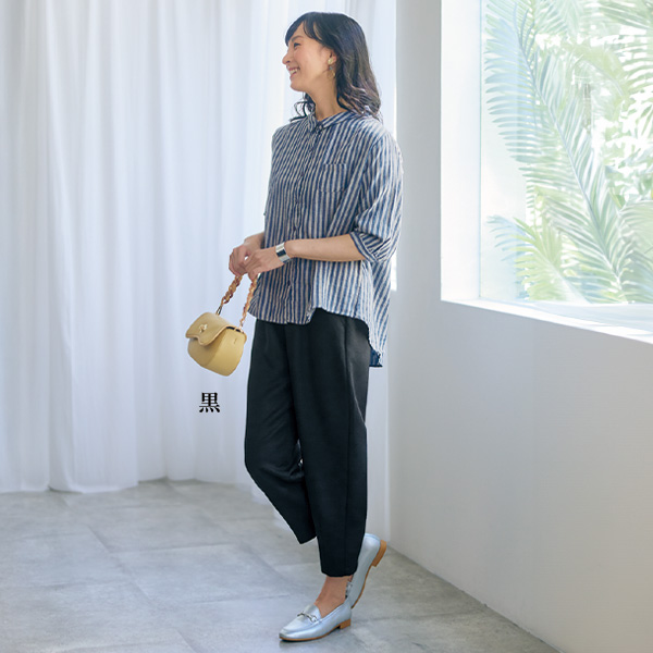 イージーケアコクーンパンツ 大きいサイズ M L LL 3L