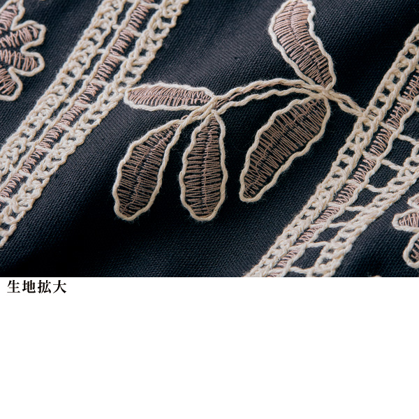 立体刺しゅうジャケット