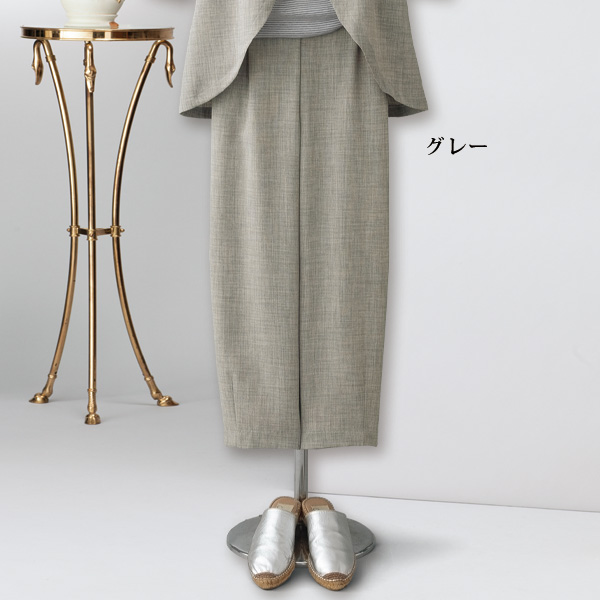 日本製 風が通るさわやかコクーンパンツ 大きいサイズ M L LL 3L