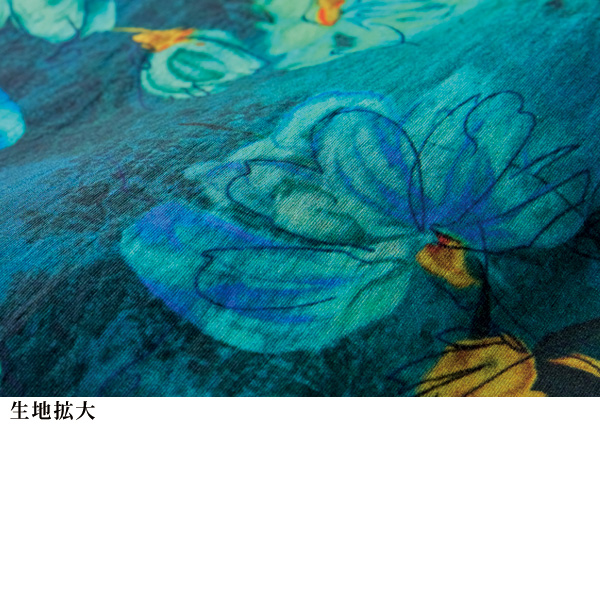 花柄ゆったりワンピース
