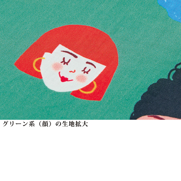 バンドカラープリントブラウス