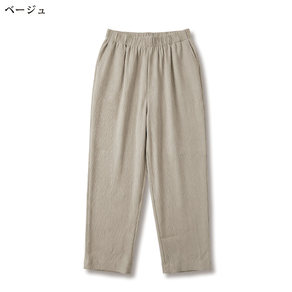 日本製楊柳コクーンパンツ 大きいサイズ M L LL 3L
