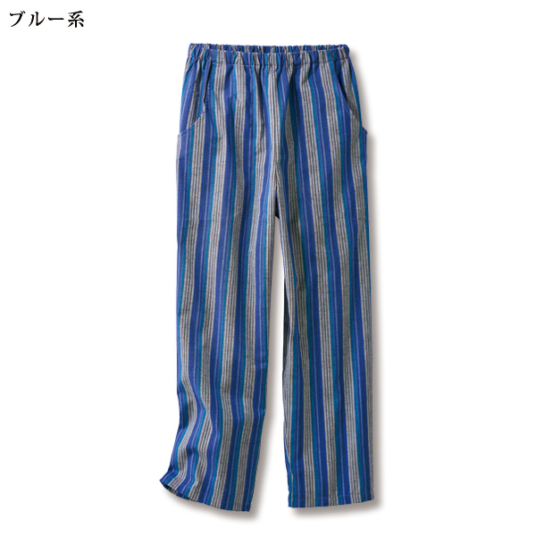 久留米織綿100％イージーパンツ