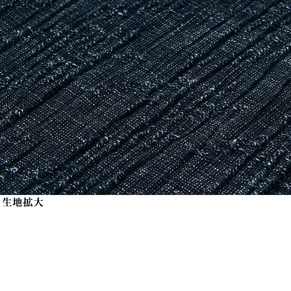 麻混千鳥柄ジャカードジャケット