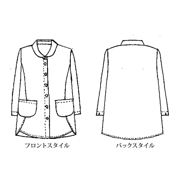 水玉プリントデザインジャケット