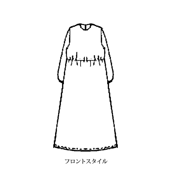 プリントフレアワンピース