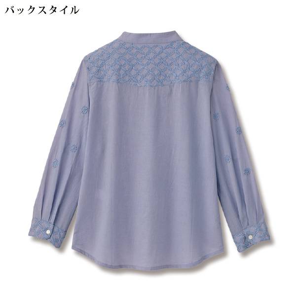 ラクノウ刺しゅうブラウス