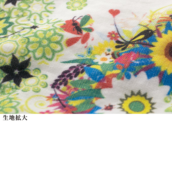 ゆったりプリントブラウス