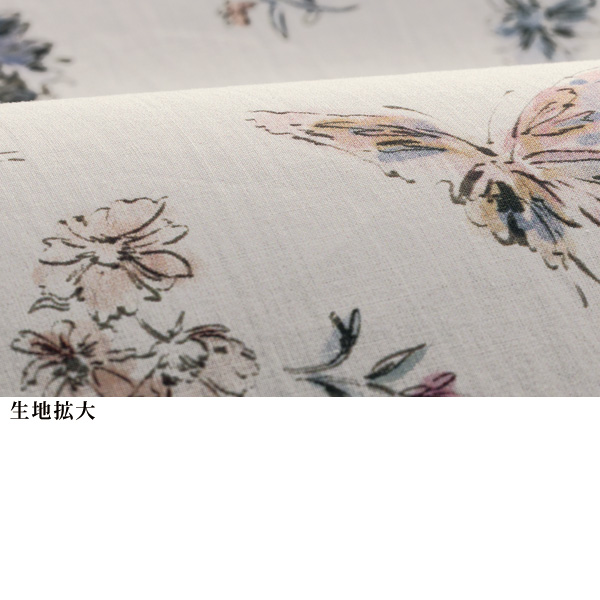 総柄プリントオーバーブラウス