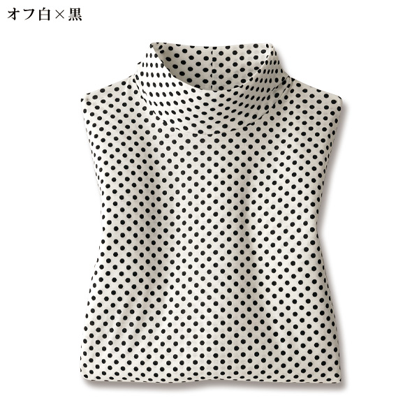 強撚綿水玉カットソープルオーバー