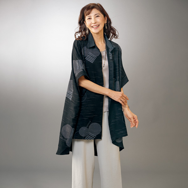 スーパービッグ前開きロングシャツ